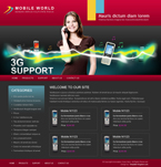 Communications Website Template Sparks