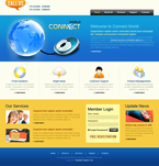 Communications Website Template ARP-0001-JEW