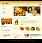 Food & Restaurant Website Template DG-0001-FR