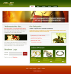 Jewelry Website Template MSM-0001-JEW